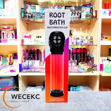 заказать экстендер: ROOT BATH Masturbation Cup — мужской мастурбатор-помпа. Основные