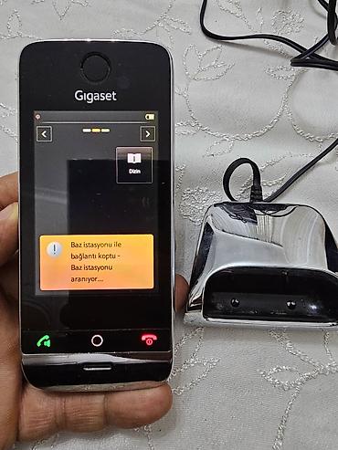 Стационарные телефоны: Стационарный телефон Gigaset, Беспроводной, Б/у — 1