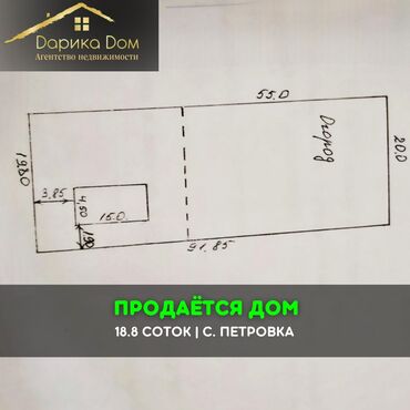 дома в петровке: Дом, 50 м², 3 комнаты, Агентство недвижимости
