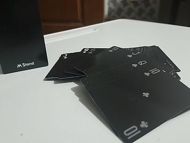 набор фокусов: Игральные карты M Stand — стильная колода в черном матовом оформлении — 2