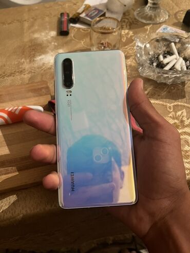 Huawei P30, 128 GB, rəng - Mavi, Barmaq izi