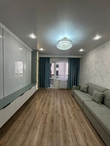 3 комнатная квартира 104 серии бишкек: 1 комната, 53 м², Элитка, 6 этаж, Евроремонт