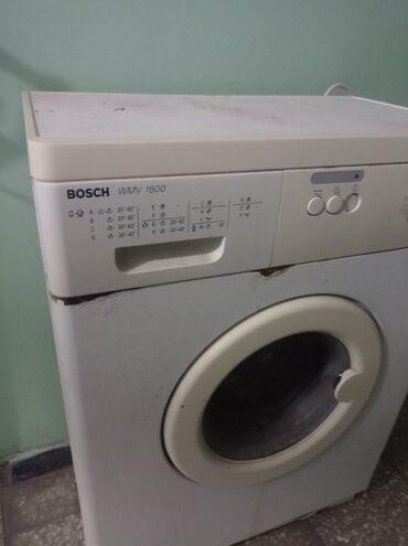 запчасти стиральная машинка: Стиральная машина Bosch, Б/у, Автомат, Узкая