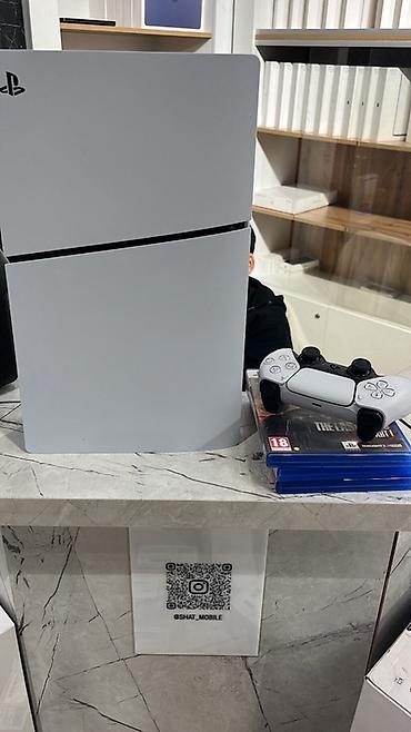 game console: Продаю PS5 Slim пользовался около 4-5 месяцев,играл редко,в комплекте — 1