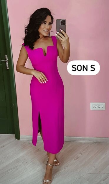 Ziyafət donları: Çehrayi rengi birde bele bir modelde görün