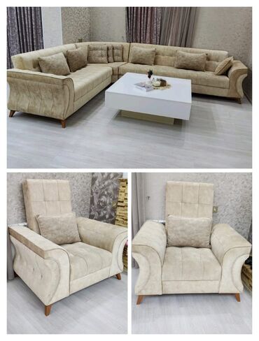 sultan kunc divan: Б/у, Угловой диван, Журнальный стол, 2 кресла, С подъемным механизмом, Раскладной