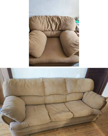 İşlənmiş, Divan, 2 kreslo, Açılan