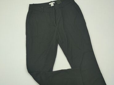bluzki i spodnie: Material trousers, H&M, L (EU 40), condition - Good