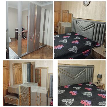 bambuk qiymeti: Двуспальная кровать, Шкаф, Трюмо, Тумба, Б/у