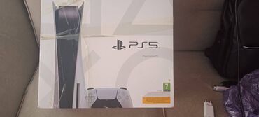 PS5 (Sony PlayStation 5): Продам PS5 FAT EU с дисководом. У геймпада дрифт левого стика