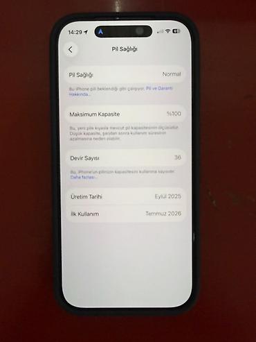 IPhone 17 Pro, 256 GB, Blue Titanium lalafo.az -da IPhone 17 Pro, 256 GB, Blue Titanium