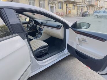 Volkswagen: Tecili!!! Volkswagen CC, ağ kuzov və açıq rəngli-süet/deri — 13