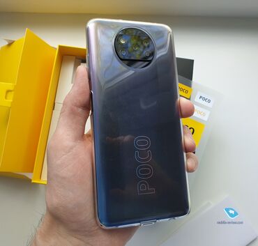 телефон кнопачный: Poco X3 Pro, Б/у, 256 ГБ, цвет - Синий, 2 SIM