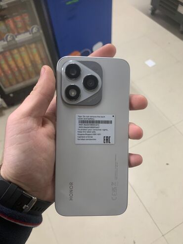 soyuducu 2 qapili: Honor 400 Lite, цвет - Серебристый, Отпечаток пальца