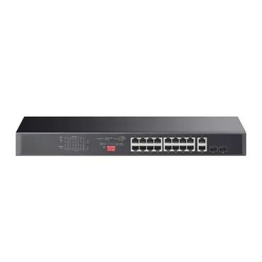 lidl turpija za pete: TP-Link DS1018GMP – LAN Switch 18x1G, 16×PoE+, 250W, Smart, Rackmount