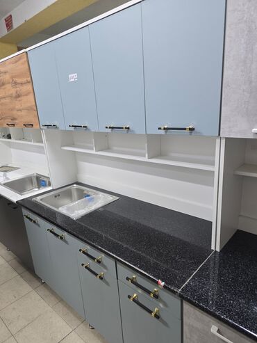 Кухонные гарнитуры: Кухонный гарнитур, Новый, цвет - Белый, ДСП, Платная доставка — 15