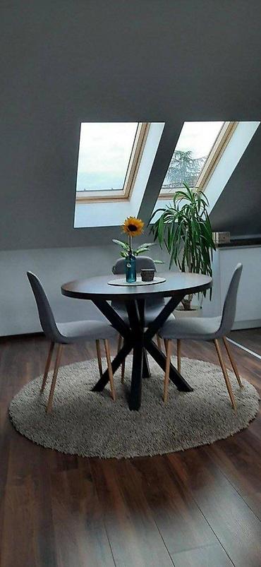 Stilski trpezarijski stolovi: OKRUGLI TRPEZARIJSKI STO FI100 BUKVA | Kontakt telefon 06******** — 10