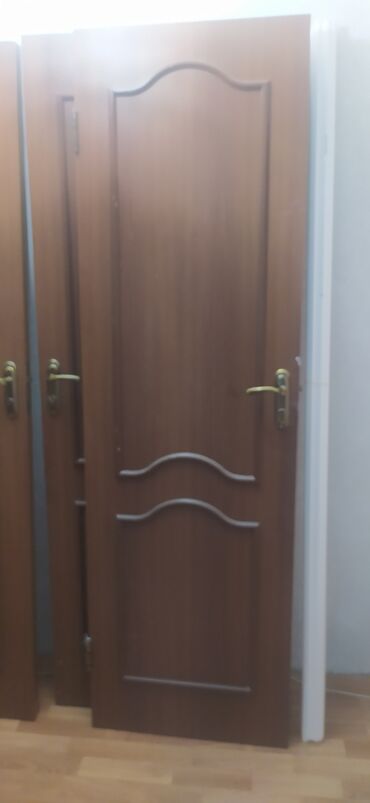 деревянные двери бу: Межкомнатная дверь со стеклом, МДФ, 200 * x 60 см, Б/у