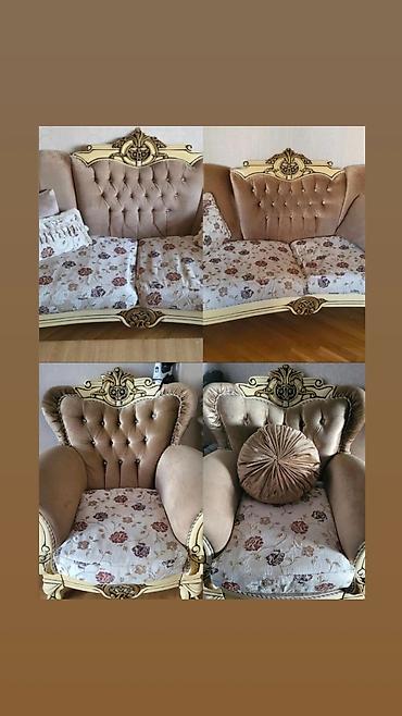 Mebel: İşlənmiş, Klassik divan, Divan, Bazasız, Açılmayan — 1