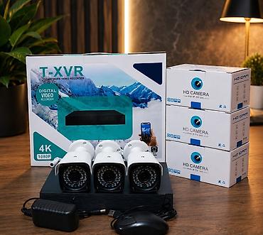 Məhsul: 4 çıxışlı DVR + 3 ədəd HD təhlükəsizlik kamerası dəsti - DVR