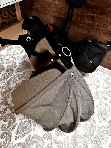 Коляски: Коляска, цвет - Коричневый, Б/у — 4