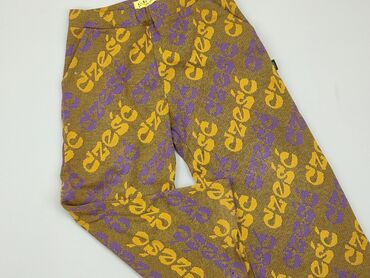 czekoladowe spodnie: Spodnie materiałowe, 5-6 lat, 110/116, stan - Dobry