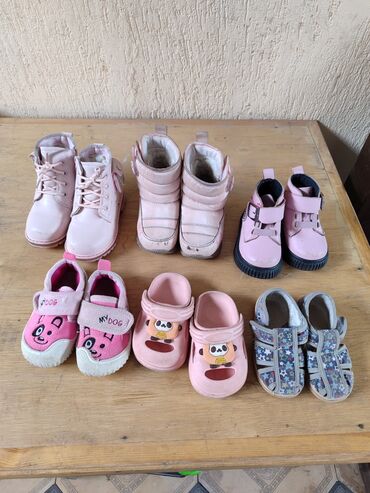 обувь женская сапоги: Розовые ботинки зимние теплые22размер-1500сом розовые ботинки деми