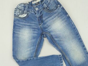 bershka jeansy relaxed fit: Spodnie jeansowe, Palomino, 3-4 lat, 104, stan - Bardzo dobry