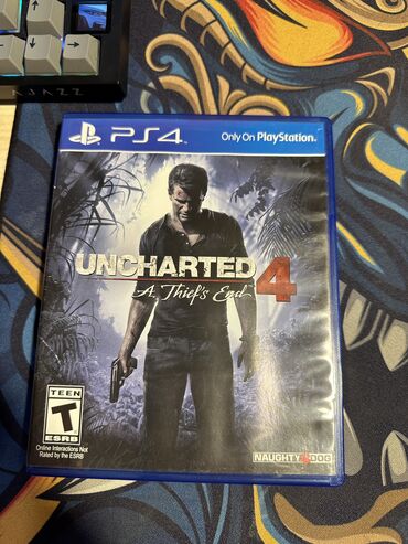 Oyun diskləri və kartricləri: Uncharted 4: A Thief's End, Macəra, İşlənmiş Disk, PS4 (Sony Playstation 4), Pulsuz çatdırılma