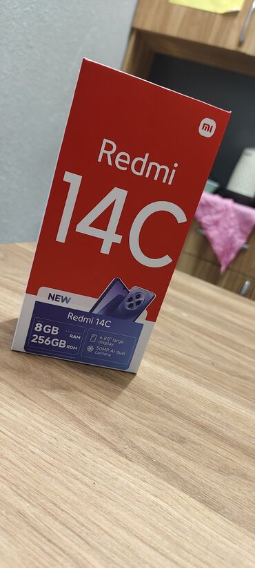 виво x100: Redmi, Redmi 14C, Новый, 8 ГБ, цвет - Черный, 2 SIM