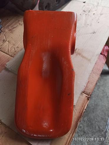 ekskavatör: Ekskavator üçün qaşıq dişi (bucket tooth) – portuqal narıncı rəngli — 5
