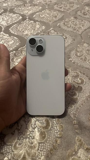 online telefon aksesuarları: IPhone 15, 128 GB, Ağ, Qırıq — 1