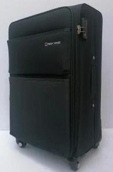 Putni koferi i torbe: Reddy Wenge kofer na točkiće – tekstilni, crne boje - Dimenzije — 18