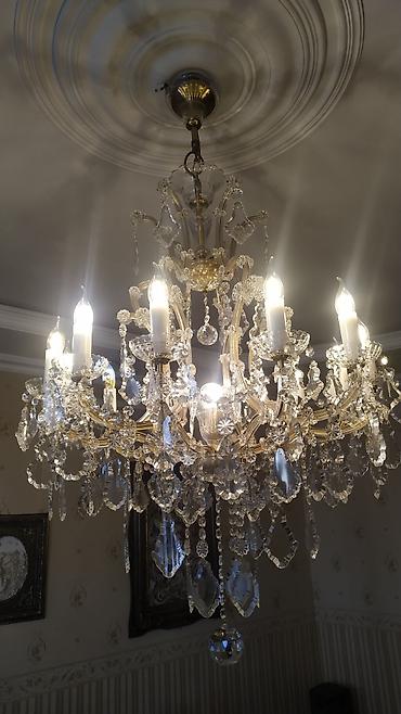 guzgu samdan: Çılçıraq, 10 və daha çox lampa, Xrustal — 5