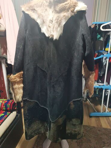 Шубы: Шуба, Длинная модель, 4XL (EU 48)