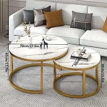 ikea tabure akcija: Klub sto 2u1 
 Veći sto je 70x45, Manji sto je 50x38

Cena: 9200 din — 4