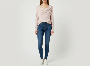 bluzka damska z aplikacją: Flame, Bluzka damska, rozmiar XS