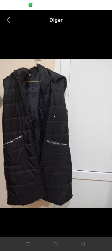 toxunma jiletler: Jilet, Chanel, One size, rəng - Qara