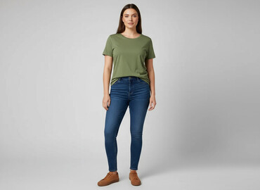 basic t shirty oversized: Organic Cotton, Women`s T-shirt, size XL