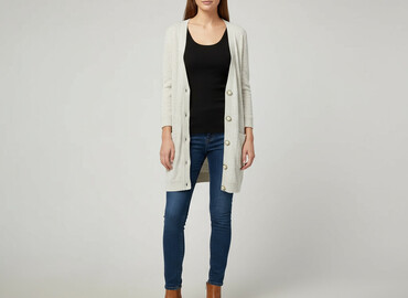 abercrombie fitch bluza z futerkiem: H&M, Кардиган жіночий, розмір S