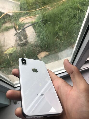 мониторы изогнутый экран: IPhone X, Б/у, 64 ГБ, Белый, 81 %