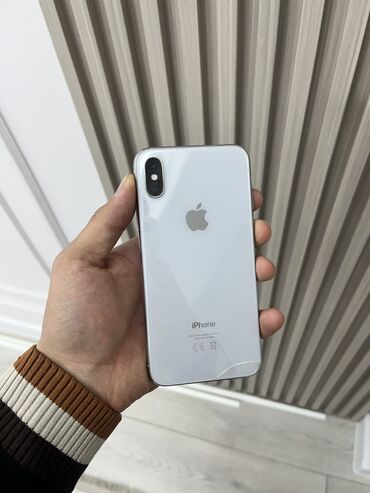 айфон 11 pro max цена в бишкеке: IPhone X, Б/у, 64 ГБ, Белый, Защитное стекло, Чехол, 100 %