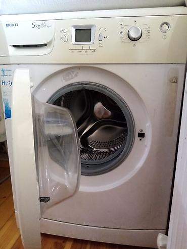 Бытовая техника: Стиральная машина Beko, 5 кг, Б/у, Автомат, Без сушки — 3