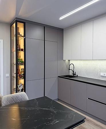 Кухонные гарнитуры: Кухонные гарнитуры под заказ в современном минималистичном стиле. - — 10