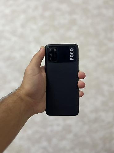 xiaomi note 2: Poco M3, 64 GB, rəng - Qara, Barmaq izi, Face ID — 1