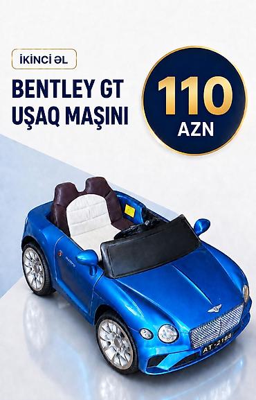 Детские электрокары: Bentley GT uşaq maşını – elektrikli ride-on model Qiymət: 110 AZN — 1