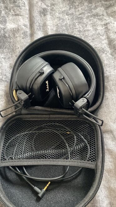 Наушники: Накладные, Marshall, Б/у, Беспроводные (Bluetooth), Классические