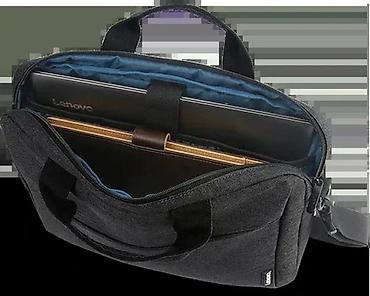 Futrole i torbe za laptopove: Lenovo torba za laptop 15.6" - Dizajn: elegantna, tamnosiva torba sa — 6