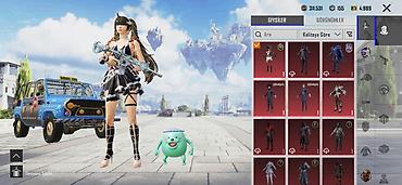 çanta kişi üçün: PUBG Mobile hesabı – zəngin skin və kolleksiya - Xarakter geyimləri — 1