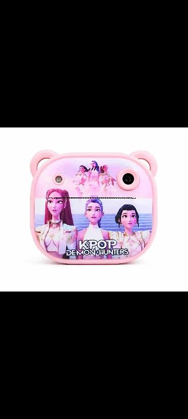 stich nakit: K‑Pop dečiji pametni fotoaparat sa ugrađenim štampačem – svetloroze — 1
